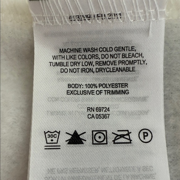 Columbia Women's Snow White Fleece Jacket Size Large - Picture 5 of 5